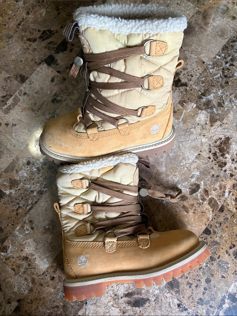 Timberland Kids Wheat/Tan Waterproof Winter Boots